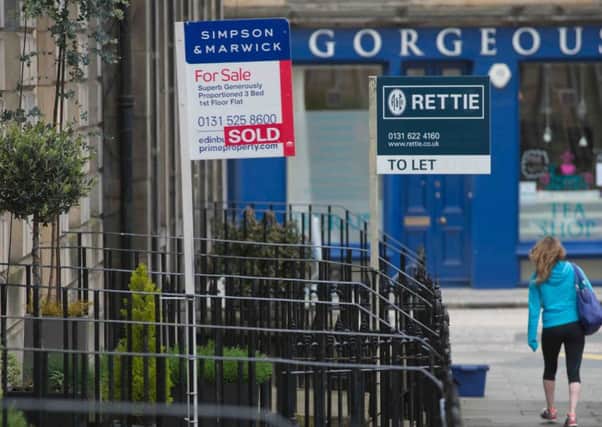 Edinburgh has the highest average house prices in Scotland. Picture by Alex Hewitt