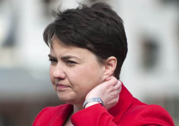 Ruth Davidson was spoken to by police officers as a potential witness. Picture: Jane Barlow