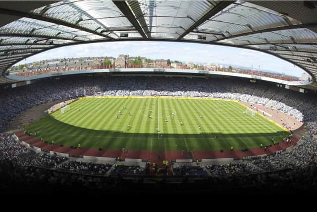 Hampden Park was the biggest stadium in the world until the opening of Brazil's Maracana stadium in 1950.