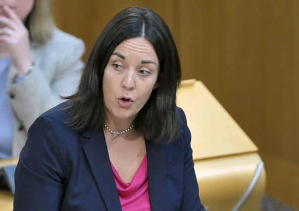 Kezia Dugdale stood in for Nicola Sturgeon as Labour prepared for the televised election debates. Picture: Ian Rutherford