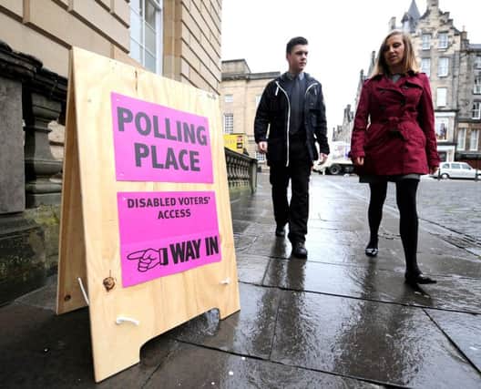 More Scots headed to the polls at May's General Election than elsewhere in the UK. Picture: Lisa Ferguson