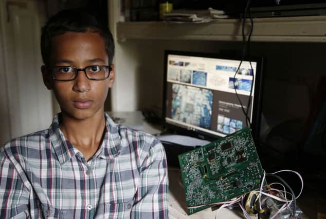 Irving MacArthur High School student Ahmed Mohamed. Picture: AP