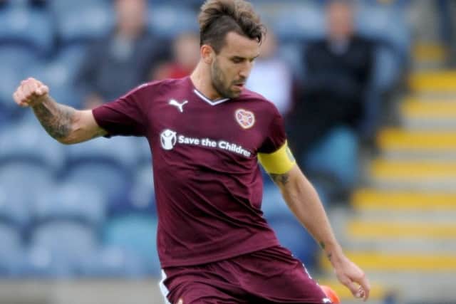 Blazej Augustyn was on the bench for Hearts' loss at Inverness last week. Picture: Jane Barlow
