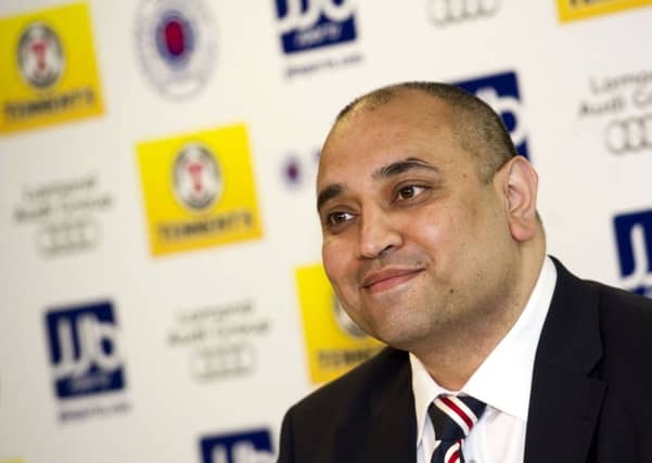 Arrest warrant: Former Rangers commercial director Imran Ahmad. Picture: SNS