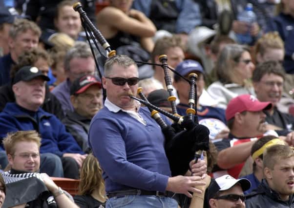 Rugby supporters will be banned from bringing in bagpipes into Rugby World Cup venues. Picture: Getty Images