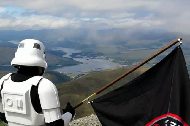 Ashley Broomhall gazes out over Fort William. Picture: Hemedia