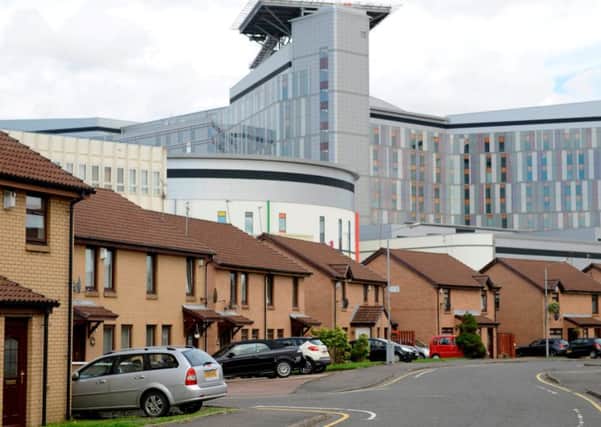 Hardgate Drive with the Hospital in the background, where people have given up parking spaces to nurses. Picture: Hemedia