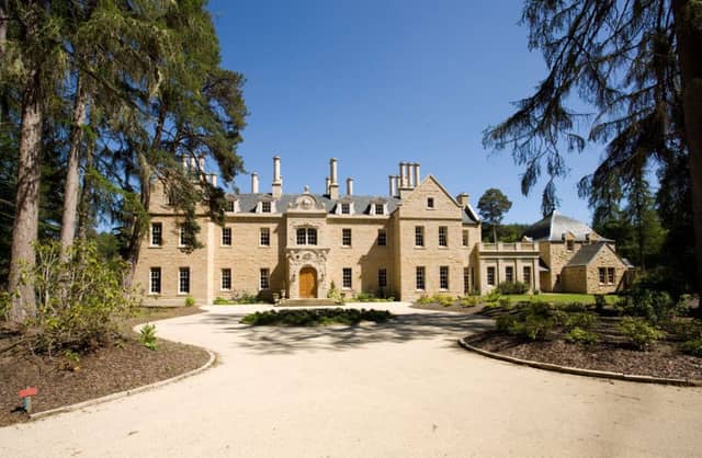 The stunning mansion on the Eilean Aigas estate. Picture: SWNS