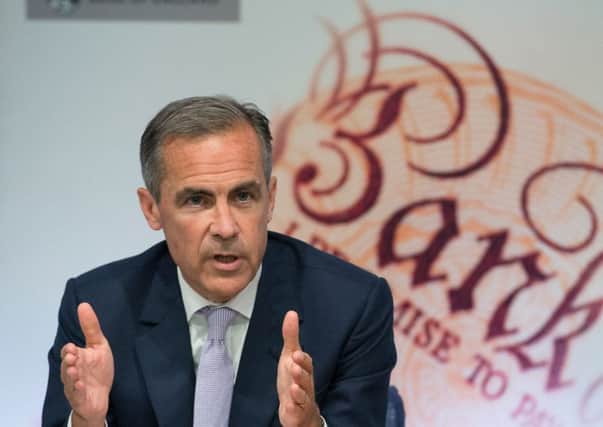 Governor Carney has signalled that rates should rise around the turn of the year. Picture: Getty