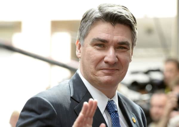 Croatian Prime Minister Zoran Milanovic. Picture: AFP/Getty Images