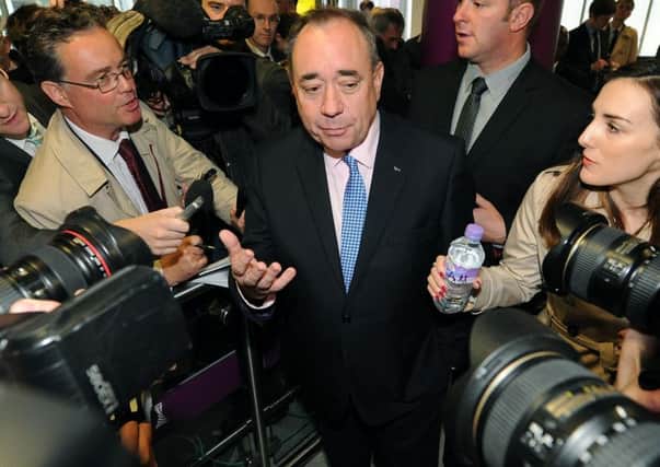 Mr Salmond dismissed criticism from the Tories. Picture: Lisa Ferguson