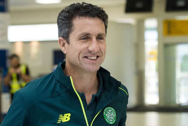 Celtic assistant manager John Collins defended his 'clever enough' comments. Picture: SNS Group