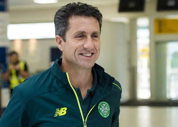 Celtic assistant manager John Collins defended his 'clever enough' comments. Picture: SNS Group