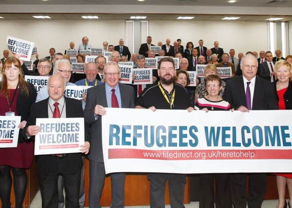 Fife councillors show their support for refugees