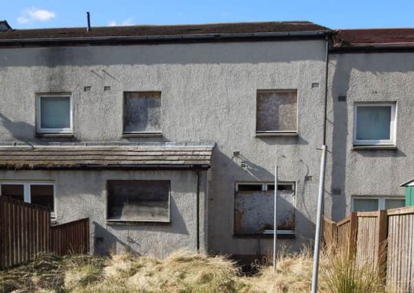 An abandoned house in West Lothian that was subsequently restored by the Scottish Empty Homes Partnership