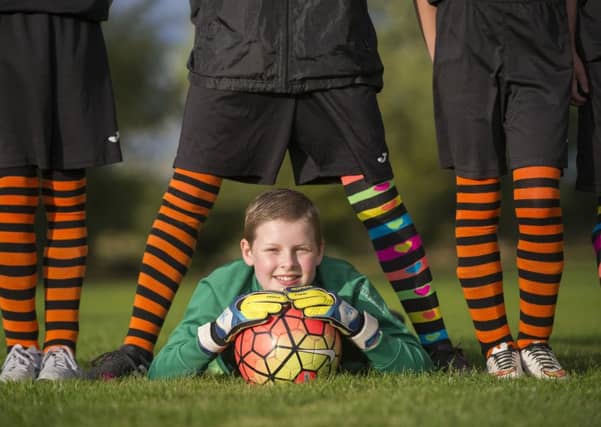 Ten-year-old Gracie Linn was the goalkeeper for the Hibs Girls under 13 football team until her world collapsed earlier this year after she was diagnosed with leukaemia.