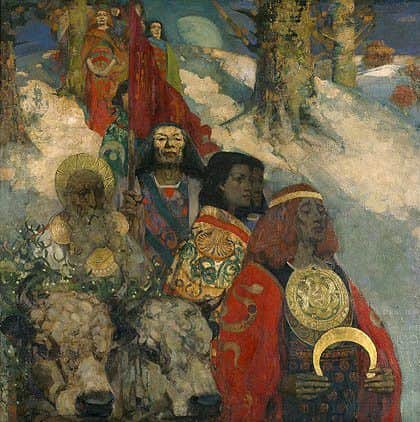 The Druids - Bringing in the Mistletoe by George Henry and Edward Atkinson Hornel