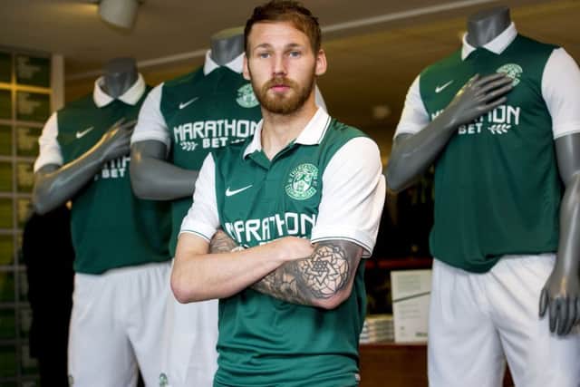 Martin Boyle is relishing facing his hometown team tonight as Hibs bid to inflict a first domestic defeat of the season on Aberdeen. Picture: SNS
