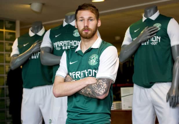 Martin Boyle is relishing facing his hometown team tonight as Hibs bid to inflict a first domestic defeat of the season on Aberdeen. Picture: SNS