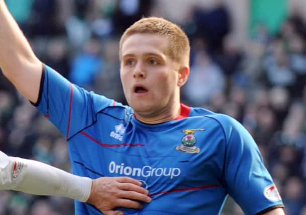 Danny Devine: Sealed Inverness win with first goal of the season. Picture: Jane Barlow