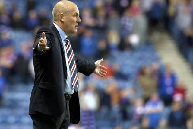 Mark Warburton saw Rangers crash out of the League Cup at home to St Johnstone. Picture: Kirk O'Rourke