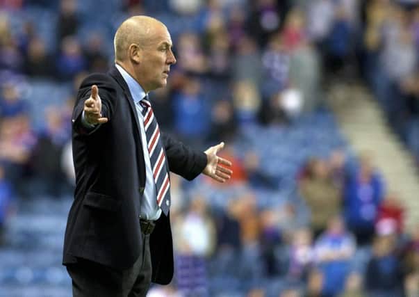 Mark Warburton saw Rangers crash out of the League Cup at home to St Johnstone. Picture: Kirk O'Rourke