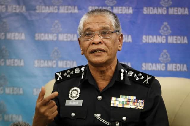 Malaysian national police general Noor Rashid Ibrahim. Picture: AP