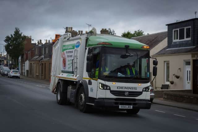 Bin collections are to move to monthly in Fife. Picture: JP