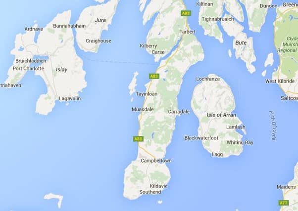 Mull of Kintyre. Picture: Google Maps