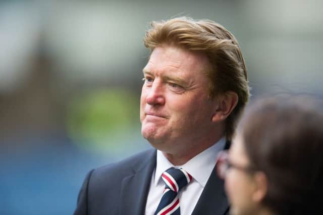 Rangers manager Stuart McCall. Picture: John Devlin