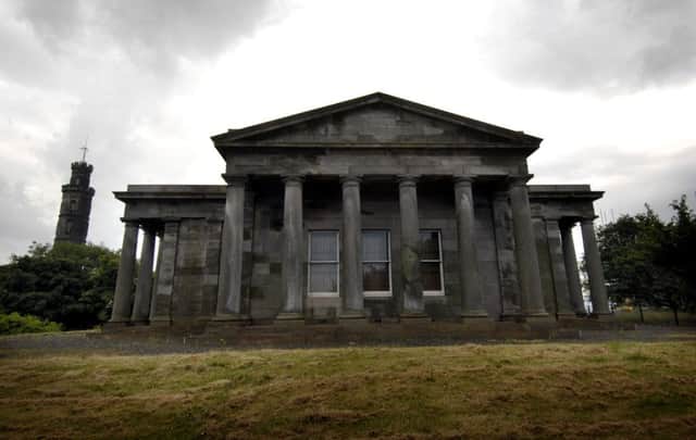 City Observatory in Edinburgh is to receive over one million pounds to create a visual art gallery space. Picture: Jane Barlow
