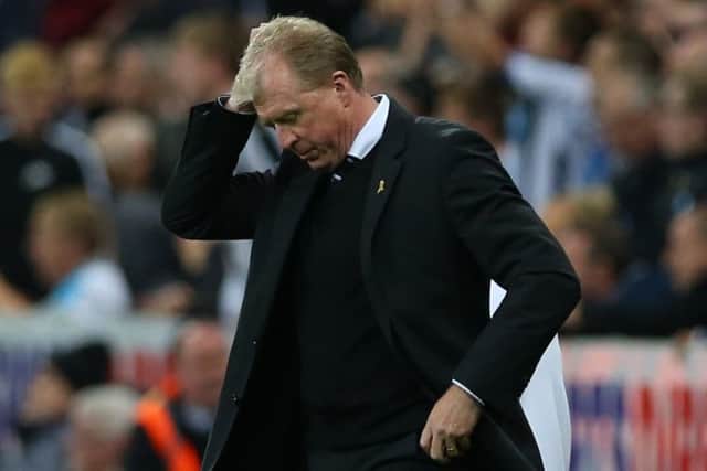 Steve McLaren watched his side crash out of the Capital One Cup. Picture: Getty