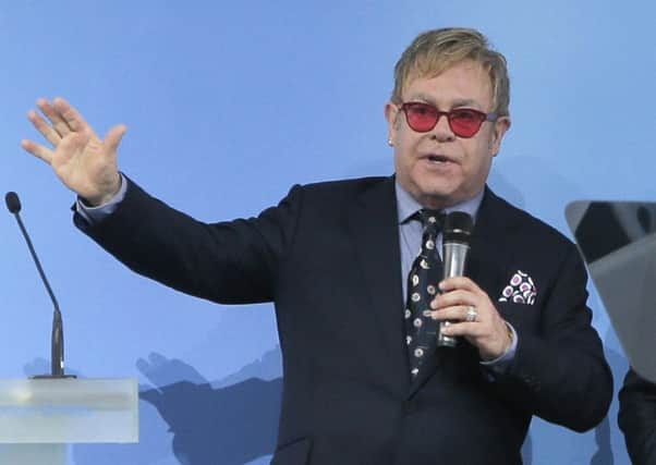 Sir Elton John. Picture: AP