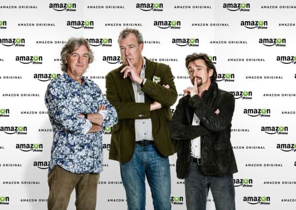 Former Top Gear hosts James May, Jeremy Clarkson and Richard Hammond. Picture: PA