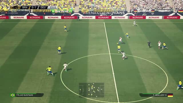 Passing in Pro Evo is fluid and dynamic. Picture: Contributed