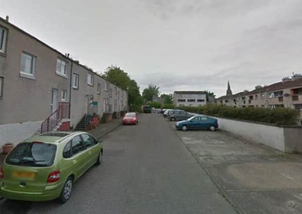 The incident took place in Willow Row. Picture: Google
