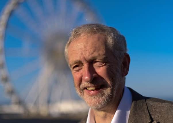 Labour Leader Jeremy Corbyn arrives for an appearance on the Andrew Marr Show. Picture: Getty