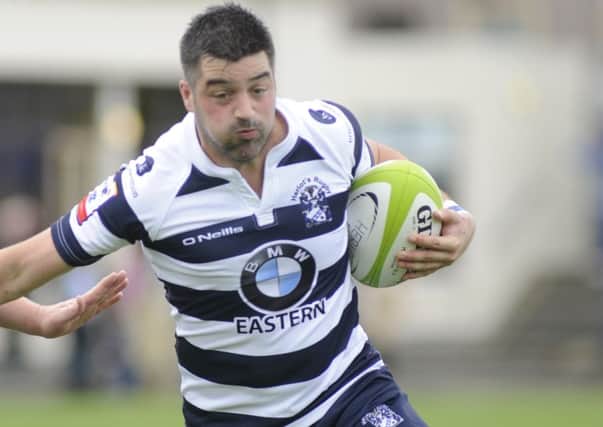 Graham Wilson in action for Heriot's. Picture: Andrew O'Brien
