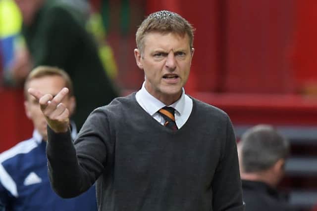 Stephen Craigan oversaw Saturday's 2-1 win against Partick Thistle. Picture: SNS