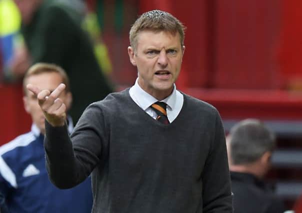 Stephen Craigan oversaw Saturday's 2-1 win against Partick Thistle. Picture: SNS