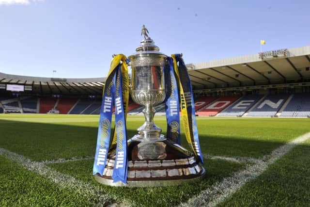 The fight is on for the  Scottish Cup. Picture: Robert Perry