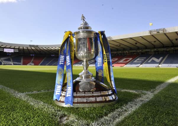 The fight is on for the  Scottish Cup. Picture: Robert Perry