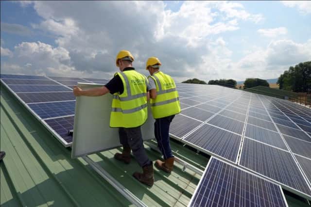 Solar panels are being rolled out in community co-op programmes throughout Edinburgh. Picture: Contributed