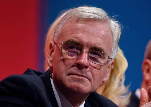 Shadow Chancellor of the Exchequer John McDonnell called on Scots voters to return to the party. Picture: Getty