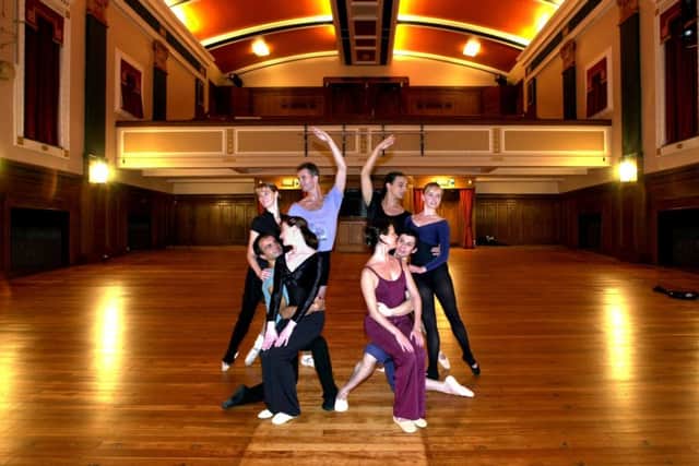 Members of Scottish Ballet in Carnegie Hall, Dunfermline