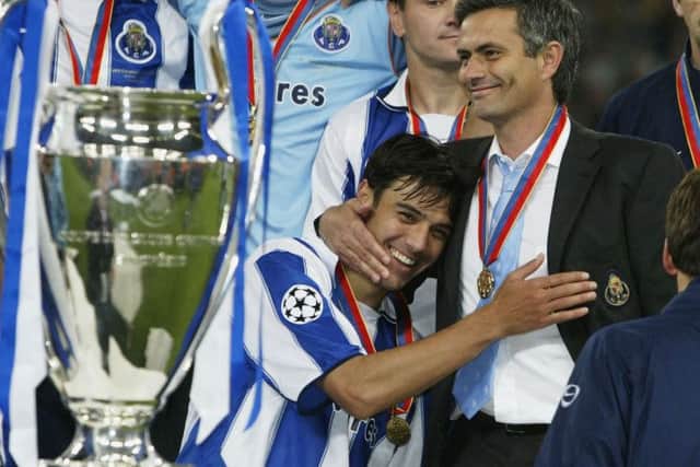 Jose Mourinho won the Champions League with Porto in 2003 and admitted it was emotional to be featured in the clubs museum