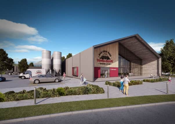 An artist's impression of the proposed Innis & Gunn brewery. Picture: submitted