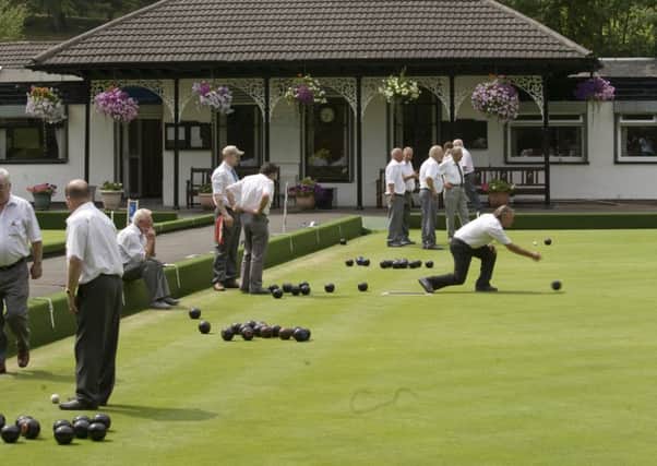 Wellcroft Bowling Club in Queen's Park, Glasgow. Picture: Stuart Wallace