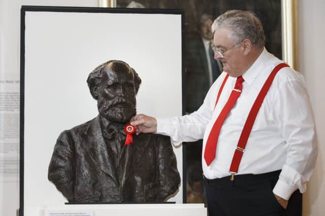 A bust of Labour Party founder Keir Hardie. Picture: Robert Perry