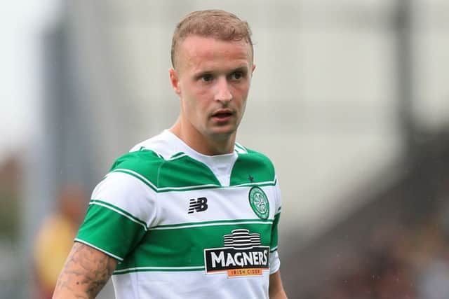 Leigh Griffiths has been fined, and received a two-match suspended ban. Picture: Gordon Fraser